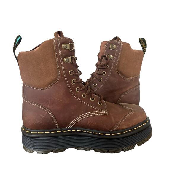 Dr Marten ZEBZAG SUEDE & LEATHER CASUAL LACE UP BOOTS Unisex US Men 8 Women 9.5 - Picture 5 of 7